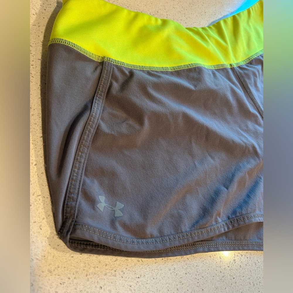 Under Armour running shorts *EUC* - heat gear- size large - Picture 2 of 7